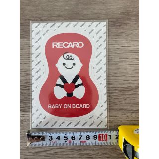 レカロ(RECARO)のRECARO チャイルドシート　ステッカー(車内アクセサリ)