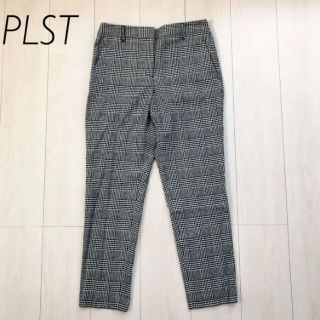 プラステ(PLST)のPLST プラステ チェック テーパードパンツ (クロップドパンツ)