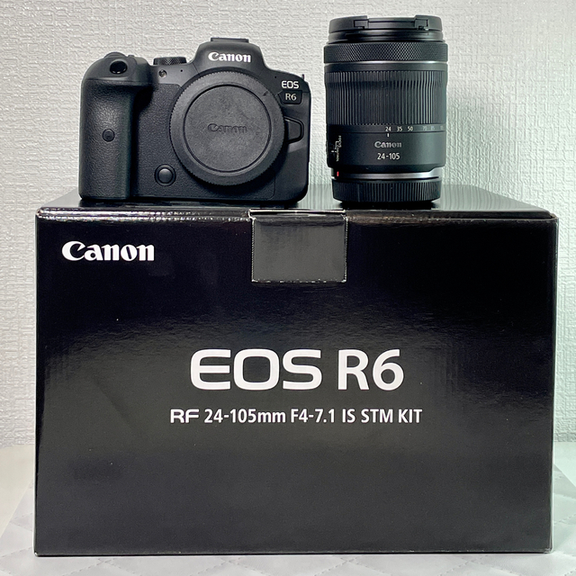 スマホ/家電/カメラCanon キャノン EOS R6 Kit キット　24-105 stm