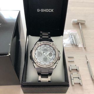 カシオ(CASIO)のG-SHOCK G-STEEL GST-W110D-7AJF シルバー(腕時計(アナログ))