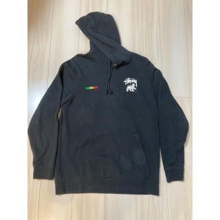 ステューシー(STUSSY)のSTUSSY パーカー　希少　レア　ブラック(パーカー)