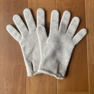 ジョンストンズ(Johnstons)のジョンストンズ カシミア100%手袋   未使用 ベージュ カシミヤグローブ(手袋)