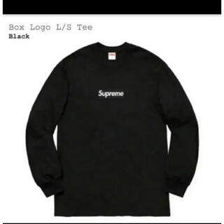 シュプリーム(Supreme)のSupreme Box Logo L/S Tee black Mサイズ(Tシャツ/カットソー(七分/長袖))