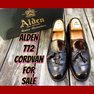 オールデン(Alden)の■SALE■オールデン/コードバン/10/28/ALDEN/タッセルローファー(ドレス/ビジネス)