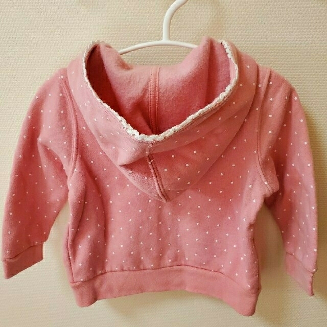 babyGAP(ベビーギャップ)の パーカー アウター babygap キッズ/ベビー/マタニティのベビー服(~85cm)(ロンパース)の商品写真