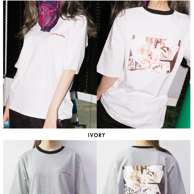 mixxmix(ミックスエックスミックス)のプリントＴシャツ レディースのトップス(Tシャツ(半袖/袖なし))の商品写真