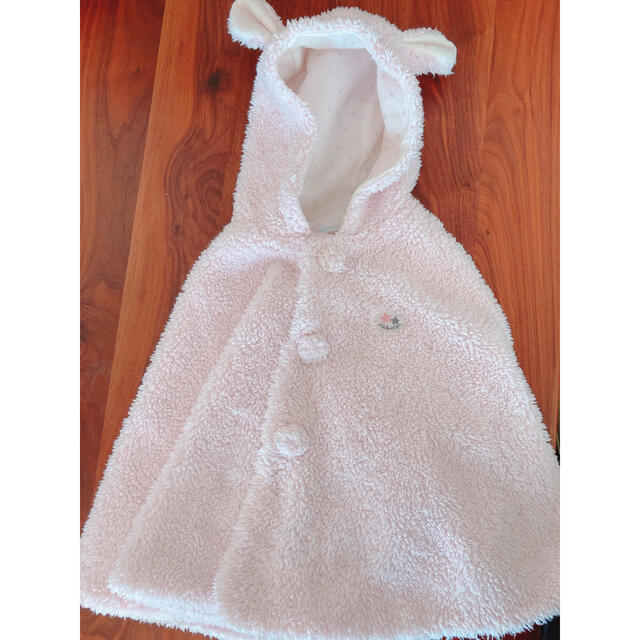 BeBe(ベベ)のBebe ポンチョ　美品♡フリーサイズ キッズ/ベビー/マタニティのベビー服(~85cm)(カーディガン/ボレロ)の商品写真