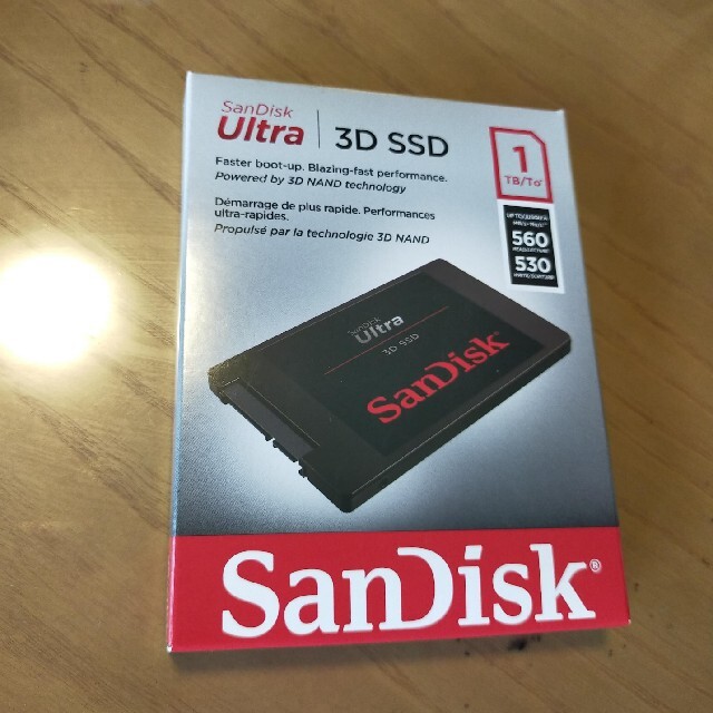 SanDisk(サンディスク)のSanDisk 内蔵 2.5インチ SSD / SSD Ultra 3D 1TB スマホ/家電/カメラのPC/タブレット(PCパーツ)の商品写真