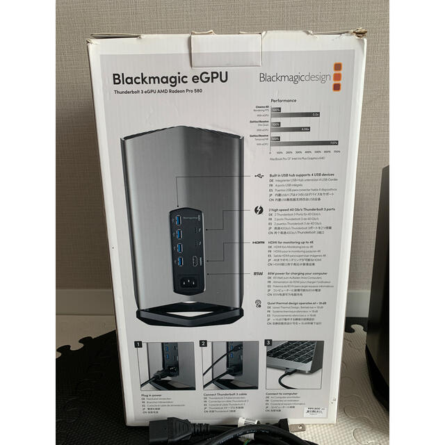 Apple(アップル)のR.M.b9様専用★Blackmagic eGPU Radeon Pro 580 スマホ/家電/カメラのPC/タブレット(PC周辺機器)の商品写真