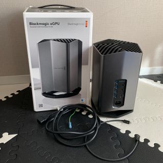 アップル(Apple)のR.M.b9様専用★Blackmagic eGPU Radeon Pro 580(PC周辺機器)