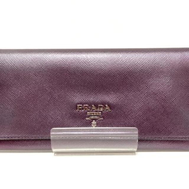 PRADA(プラダ)のPRADA(プラダ) 長財布 - パープル レザー レディースのファッション小物(財布)の商品写真