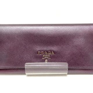 PRADA プラダ 長財布 パープル系