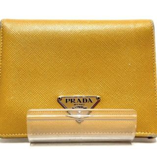 プラダ(PRADA)のプラダ 2つ折り財布 - ダークイエロー(財布)