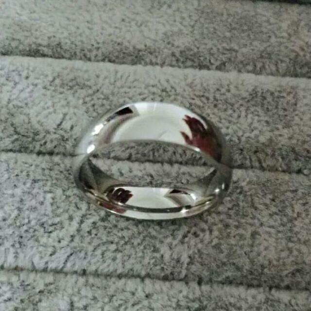 シンプルラウンドリング☆シルバー メンズのアクセサリー(リング(指輪))の商品写真