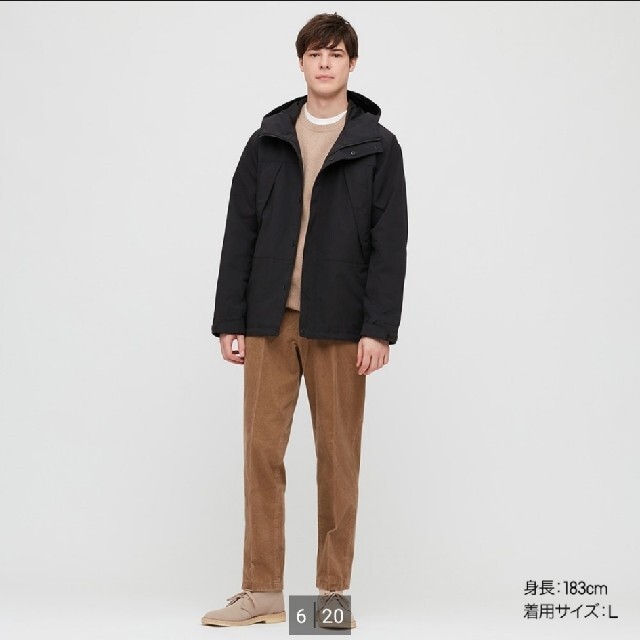 UNIQLO(ユニクロ)のユニクロ　マウンテンパーカー　ブルー メンズのジャケット/アウター(マウンテンパーカー)の商品写真