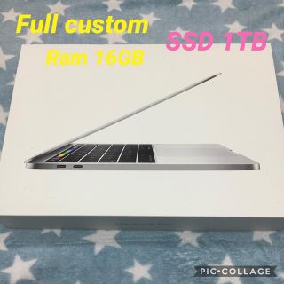 マック(Mac (Apple))のフルスペックMacBookPro 13inch Touch Bar SSD1TB(ノートPC)