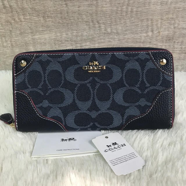 COACH(コーチ)の在庫処分‼️COACH コーチ シグネチャー アコーディオン 長財布 デニム メンズのファッション小物(長財布)の商品写真