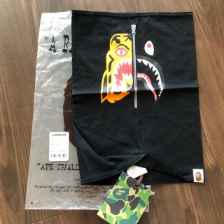 アベイシングエイプ(A BATHING APE)のBAPE タイガー シャーク ネックウォーマー　値下げ(ネックウォーマー)