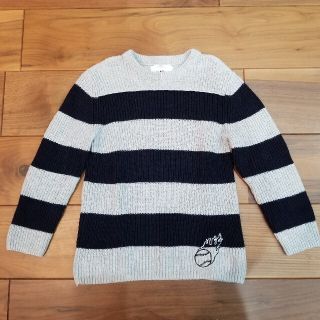 ザラキッズ(ZARA KIDS)のZARA kids ボーダー ニット セーター 120(ニット)