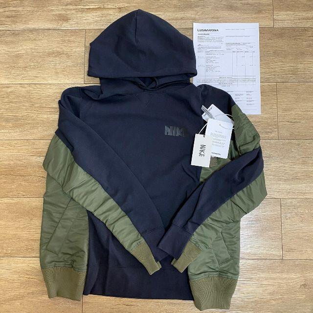 70cm肩幅Nike sacai Men’s Hoodie フーディ パーカー L