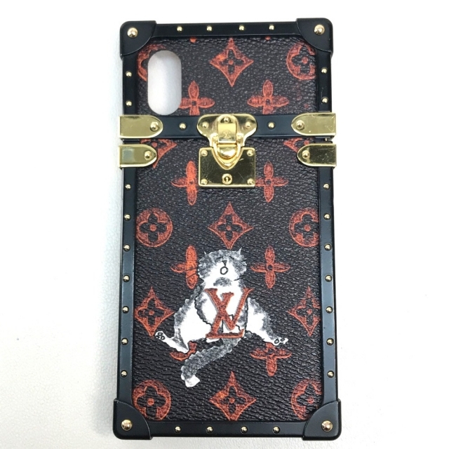 LOUIS VUITTON - ルイヴィトン アイ・トランク キャットグラム iPhone LOUIS VUITTON - ルイヴィトン アイ・トランク キャットグラム iPhone