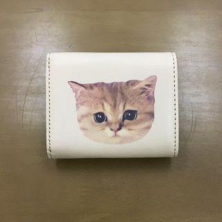 ポールアンドジョー(PAUL & JOE)のポールアンドジョー 革財布 三つ折り財布 ヌネット 猫柄 PAUL & JOE(財布)