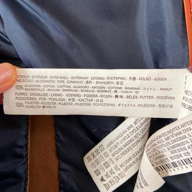 ZARA(ザラ)のZARA MEN ザラ  メンズ　中綿トレンチ メンズのジャケット/アウター(トレンチコート)の商品写真