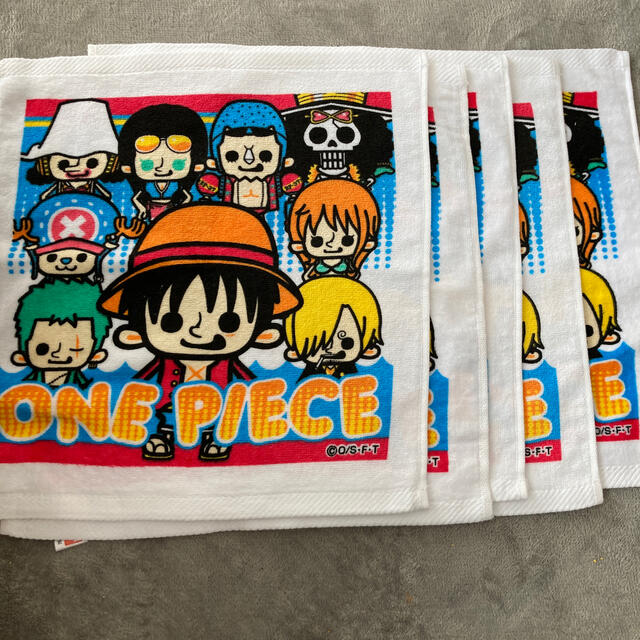 Bandai 新品 Onepiece ワンピース タオル 5枚セットの通販 By Moon バンダイならラクマ