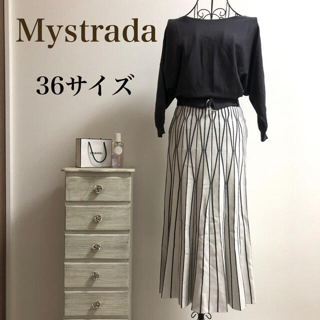 Mystrada★マイストラーダ★大人気一枚でお洒落ニットワンピース