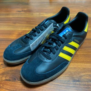 アディダス(adidas)のアディダス サンバ ブラックxイエロ 29.5cm ビックサイズ EG9326(スニーカー)