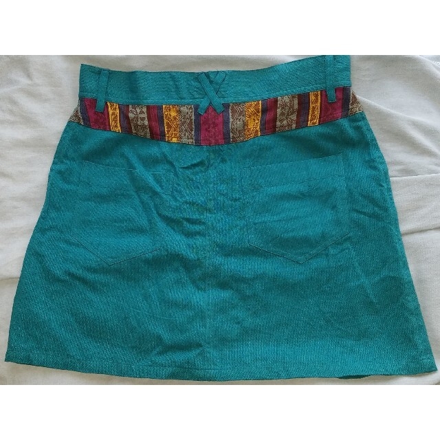 titicaca(チチカカ)のﾁﾁｶｶ　ミニスカート　インド綿 レディースのスカート(ミニスカート)の商品写真