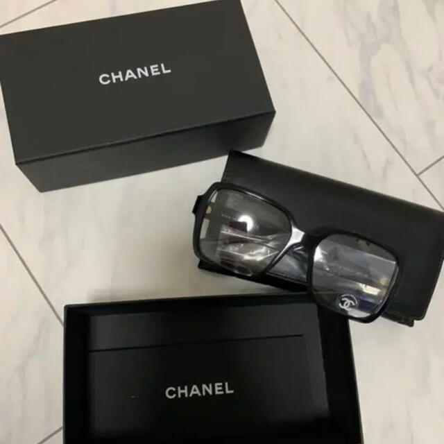 人気商品★ CHANEL メガネ スクエア フレーム サングラス シャネルレディース