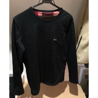 ブラックレーベルクレストブリッジ(BLACK LABEL CRESTBRIDGE)の❗️最終値下げ❗️ブラックレーベル　ロングTシャツ　リバーシブル(Tシャツ/カットソー(七分/長袖))