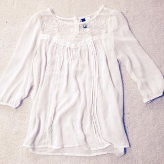 エイチアンドエム(H&M)のシフォンブラウス(シャツ/ブラウス(長袖/七分))