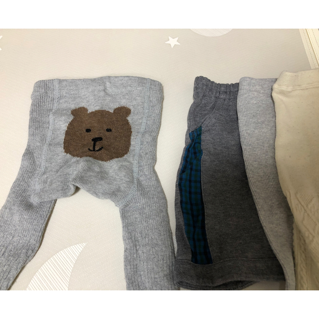 babyGAP(ベビーギャップ)のくまちゃんタイツ　ベビーギャップ キッズ/ベビー/マタニティのこども用ファッション小物(靴下/タイツ)の商品写真