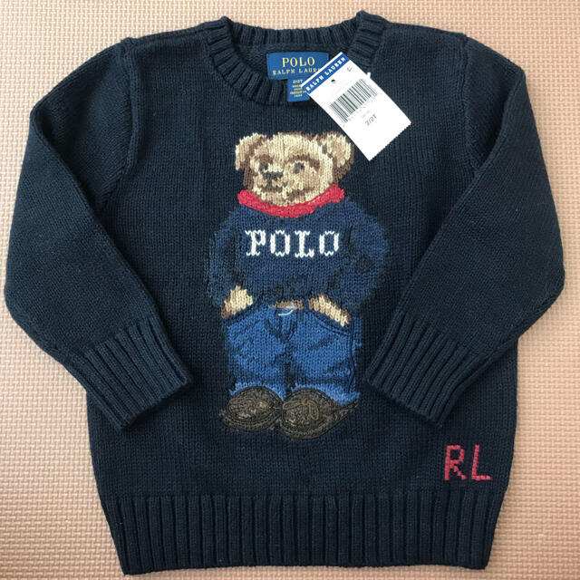 POLO RALPH LAUREN(ポロラルフローレン)の(K様専用)☆未使用☆ポロラルフローレン  コットンセーター 2T キッズ/ベビー/マタニティのキッズ服男の子用(90cm~)(ニット)の商品写真