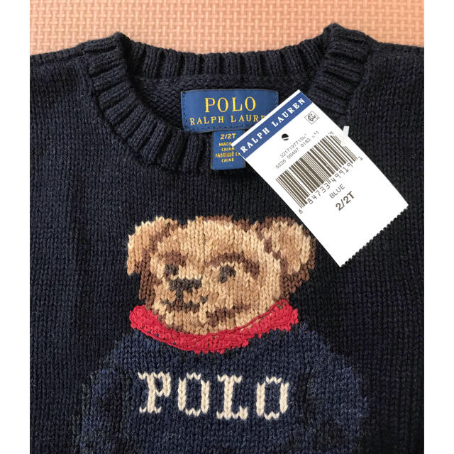 POLO RALPH LAUREN(ポロラルフローレン)の(K様専用)☆未使用☆ポロラルフローレン  コットンセーター 2T キッズ/ベビー/マタニティのキッズ服男の子用(90cm~)(ニット)の商品写真