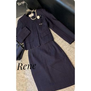 Rene(René) ネイビー スーツ(レディース)の通販 36点 | ルネの