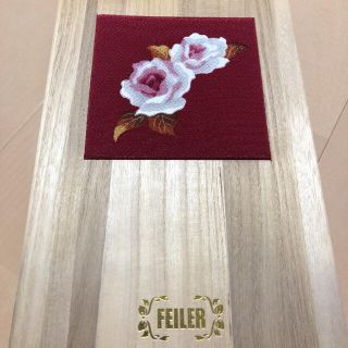 フェイラー(FEILER)の新品　FEILER フェイラー ふろしき　風呂敷　正絹丹後ちりめん　箱入り　希少(和装小物)