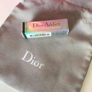 ディオール(Dior)のディオール　リップマキシマイザーミニサイズ＆巾着 ノベルティ 新品未使用品(リップグロス)