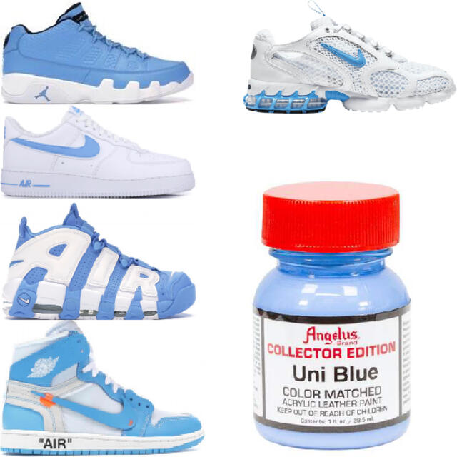 NIKE(ナイキ)の【Uni Blue ユニブルー】Angelus paintアンジェラスペイント メンズの靴/シューズ(スニーカー)の商品写真