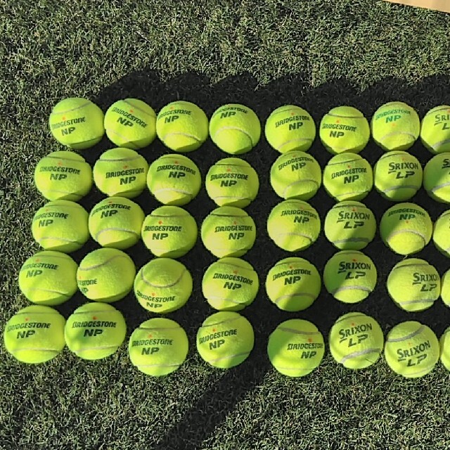 BRIDGESTONE(ブリヂストン)のテニスボール　ブリヂストン　ノンプレッシャー　50個 スポーツ/アウトドアのテニス(ボール)の商品写真