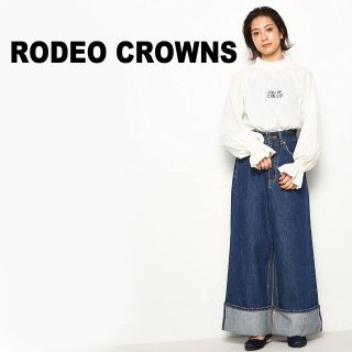 ロデオクラウンズ(RODEO CROWNS)のRODEO CROWNS フルオーバーデニム☆サイズM約72cm(デニム/ジーンズ)