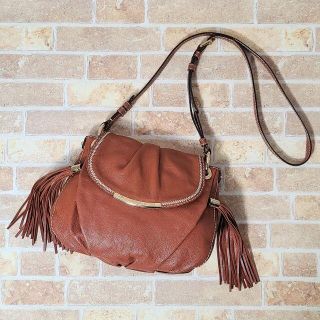 ランセル(LANCEL)の美品 ランセル Lancel ☆ ショルダーバッグ タッセル ブラウン(ショルダーバッグ)