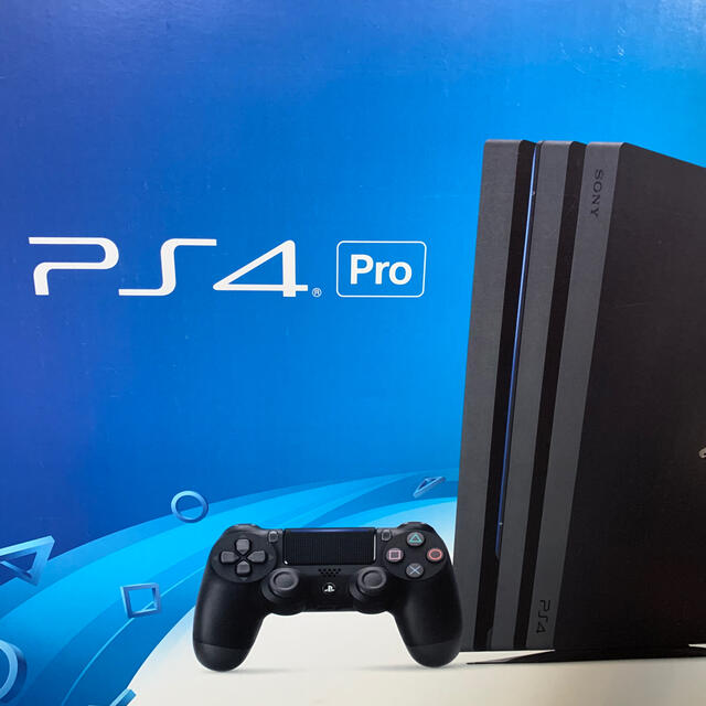 PlayStation4(プレイステーション4)のSONY PlayStation4 Pro 本体  CUH-7000BB01 エンタメ/ホビーのゲームソフト/ゲーム機本体(家庭用ゲーム機本体)の商品写真