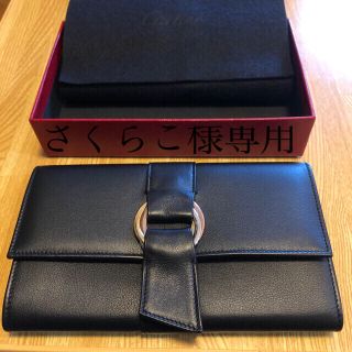 カルティエ(Cartier)の【新品・未使用】カルティエ 三つ折り長財布 L3000659 ブラック (財布)