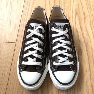 コンバース(CONVERSE)の美品コンバースオールスターメイドインジャパン日本製ダークブラウン4.5 23.5(スニーカー)