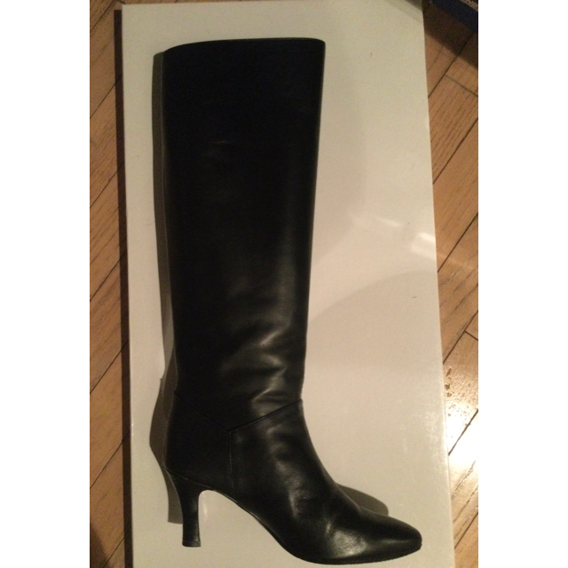 Saint Laurent(サンローラン)のサンローラン　ロングブーツ黒☆361/2☆美品 レディースの靴/シューズ(ブーツ)の商品写真