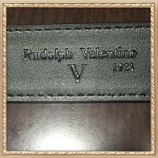 Rudolph Valentino(ルドルフヴァレンチノ)のメンズ 本革ベルト ルドルフヴァレンチノ メンズのファッション小物(ベルト)の商品写真