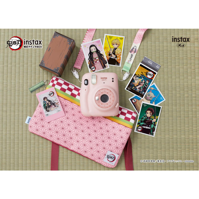 チェキカメラ　instax　mini　11　鬼滅の刃　禰豆子　チェキBOX